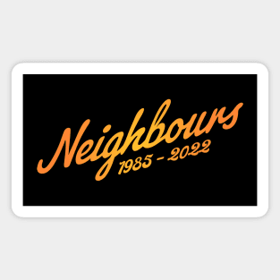 Neighbours show 1985 2022 Magnet